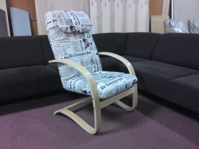 Perge poťah Kara news, 100% polyester,